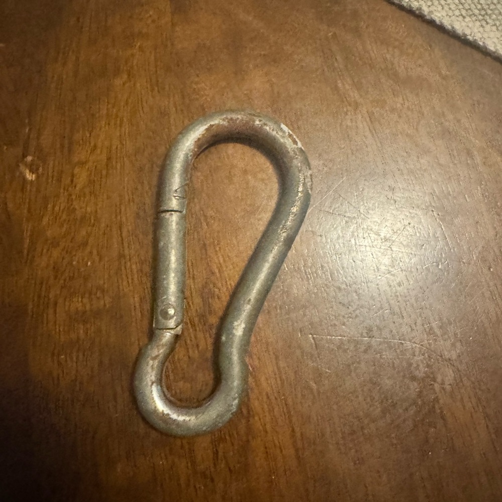 Silver XL Carabiner Clip